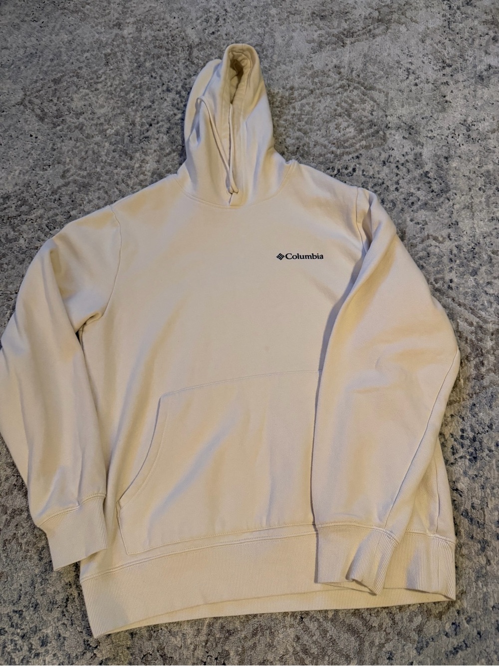 Columbia hoodie - tan/black